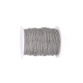 thumbnail image 3 of Plata Curb Chai Cadena De Eslabones De Acero Inoxidable Cadena Trenzada Sin Soldar Accesorio De Elaboración Colgante Con Rollo Para Joyería Diy Collar Pulsera 10 Metros Vogacara  HA021252-00, 3 of 6