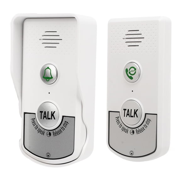 Voice Intercom Doorbells, 1000m Distance Wireless Intercom Doorbells Excellent Chip Waterproof For Hospitals