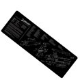 thumbnail image 4 of Inteprter Alfombrilla de ratón antideslizante de goma para videojuegos Juegos de teclado y mouse para computadora 915*305*3mm y 11 915*305*3mm, 4 of 6