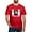 Red, variant on - Lickity Splits Logo 4 Men's Fitted T Shirt (Dark) - Men's Fitted T-Shirt