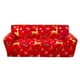 thumbnail image 2 of Funda Elástica Navideña para Sofá | Funda Decorativa Roja de Poliéster, Antimanchas y Antideslizante | 79-94 Cm X 84-135 Cm | 0,55 Kg | Ideal para Decoración Navideña, 2 of 6