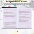 thumbnail image 3 of Agenda 2026 Español, A5 Planificr Diario, Organizr Diario de Enero a Diciembre 2026, Planificr Semanal, con 5 Pegatinas de Colores, para Mujer y Hombre, para Oficina, Escuela (Negro), 3 of 4