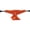 Orange, variant on Grind King Truck Co. Locker Battleship Grey Skateboard Trucks - 6.1" Hanger 8.75" Axle (Set of 2)