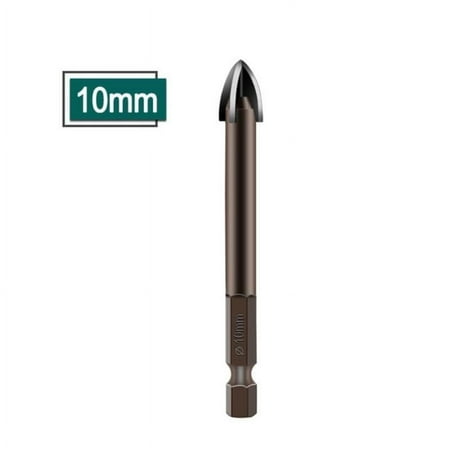

RANMEI 1pc Cross Hex Tile Bits Glass Ceramic Concrete Hole Opener Alloy Triangle Drill