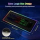 thumbnail image 2 of Gaming Mouse Pad, 800x300mm Large Mouse Pad with 14 Lighting Modes - Enhanced Gaming Experience, 2 of 5