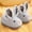 Grey, variant on Rabbit Winter Slippers Plush Bunny Slippers for Girls & Boys (Grey 18-24 Months)