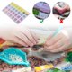 thumbnail image 4 of Cuadros Decorativos Caja de almacenamiento de pintura de diamantes contenedores de estuche de transporte para accesorios de manualidades de arte DIY JShteea Nuevos Originales, 4 of 9