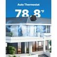 thumbnail image 6 of KFFKFF Solar-Powered Attic Ventilation Fan, 35W Intelligent Roof Exhaust Fan with Thermostat, 2400 CFM Air Circulation Incorporating Brushless DC Motor for Temperature Regulation, 6 of 9