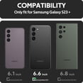 thumbnail image 2 of TPU for Galaxy S23 Plus Case Clear, Ultra [Slim Thin] Flexible Scratch Resistant TPU Gel Rubber Soft Silicone Clear Lightweight Gel Protective Case Cover for Samsung Galaxy S23 Plus 5G (Clear), 2 of 16