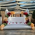 thumbnail image 4 of Inflatable White Bounce House with Air Blower Jumper Bouncy Castle for Wedding Party Inflatable Bouncer with Blower 13*10*10ft(4*3*3m), 4 of 8