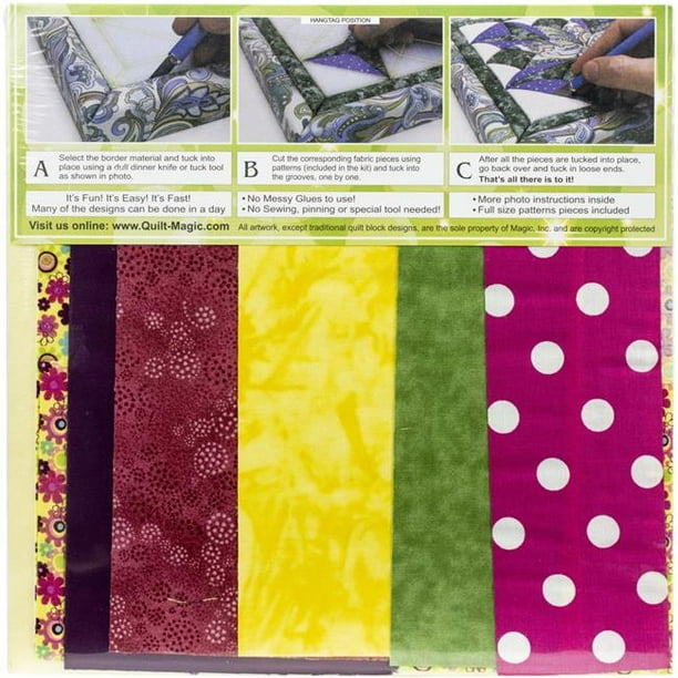 QuiltMagic No Sew Wall Hanging KitLadybug