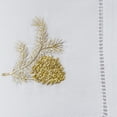 thumbnail image 4 of Saro Lifestyle Embroidered Pine Cone Hemstitched Napkin (Set of 6), 4 of 5