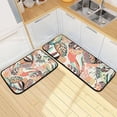 thumbnail image 7 of Dreamtimes Kitchen Mats Artwork Tropical Leaves 2 Pcs, Anti Fatigue Kitchen Rugs Cushioned Water Absorbant Non Slip Comfort Floor Mats for Kitchen Bedroom Liveing Room Bathroom, 7 of 7
