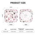 thumbnail image 6 of Lsque Rabbit And Carrot Printed Square Couch Cushion Covers, Floral Sofa Cushion Covers Replacement, Stretch Couch Covers for Couch-16.9in, 6 of 9