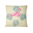 thumbnail image 4 of S4Sassy Decorative Flamingo Printed Yellow Pillow Case Throw Cushion Cover - Choose Size, 4 of 4