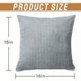 thumbnail image 3 of AUQ 4Pcs Decorative Pillow Covers Fine Stitching 16X16 Pillow Covers Dust Resistant Couch Pillow Covers Style4, 3 of 7