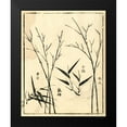 thumbnail image 2 of Vision Studio 12x14 Black Modern Framed Museum Art Print Titled - Bamboo Woodblock II, 2 of 5
