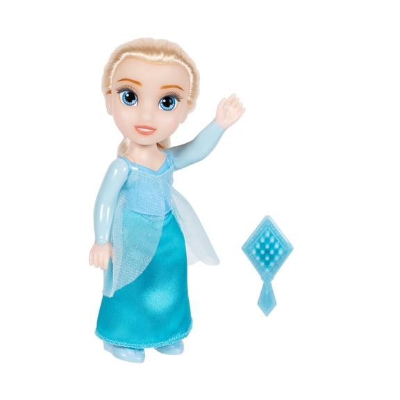 Disney Frozen Classic Elsa Petite Doll with Hard Bodice and Comb