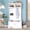 White, variant on Bellemave Modern Hall Tree with Storage Shelves and 4 Hooks All in One Entryway Wooden Coat Rack with Shoes Storage Bench, 4-in-1 Hall Tree for Hallway and Living Room, White