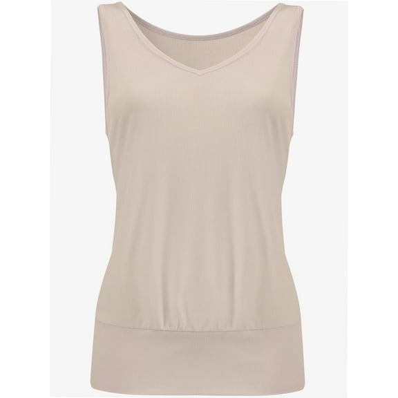 Women's Summer V Neck Tank Top Basic Sleeveless Casual Fit Shirts