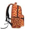 thumbnail image 3 of Disketp Pizza Mochila Estampada para Hombre y Mujer – Mochila Ligera Clásica con Múltiples Bolsillos para Universidad, Trabajo y Viajes-One Size, 3 of 5