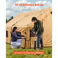 thumbnail image 4 of VEVOR Inflatable Tent for Camping 12-16 Person Glamping Tent with Pump Easy Set up, 4 of 9
