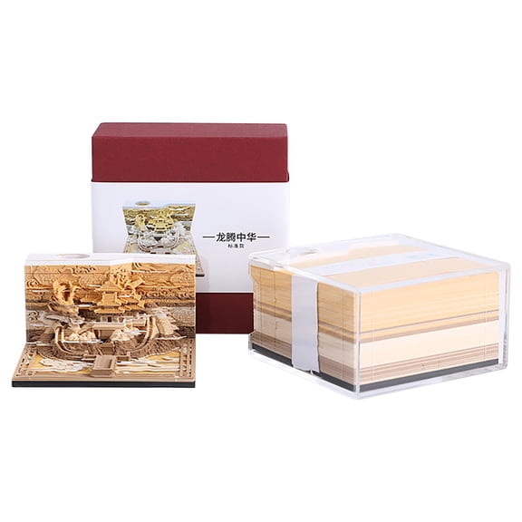 SPOORYYO 3D Tearable Note Paper for Stress Relief and Decorative Use - A Unique Gift for Office and Home