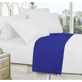 thumbnail image 2 of Elegant Comfort 1500 Premium Hotel Quality 1-Piece Flat Sheet, Softest Quality Microfiber - Full Royal Blue, 2 of 4