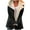 Black, variant on LEAVINGSUO Womens Coats Plus Size Clearance Womens Tops Women Plus Size Winter Warm Composite Plush Button Lapels Jacket Outwear Coat