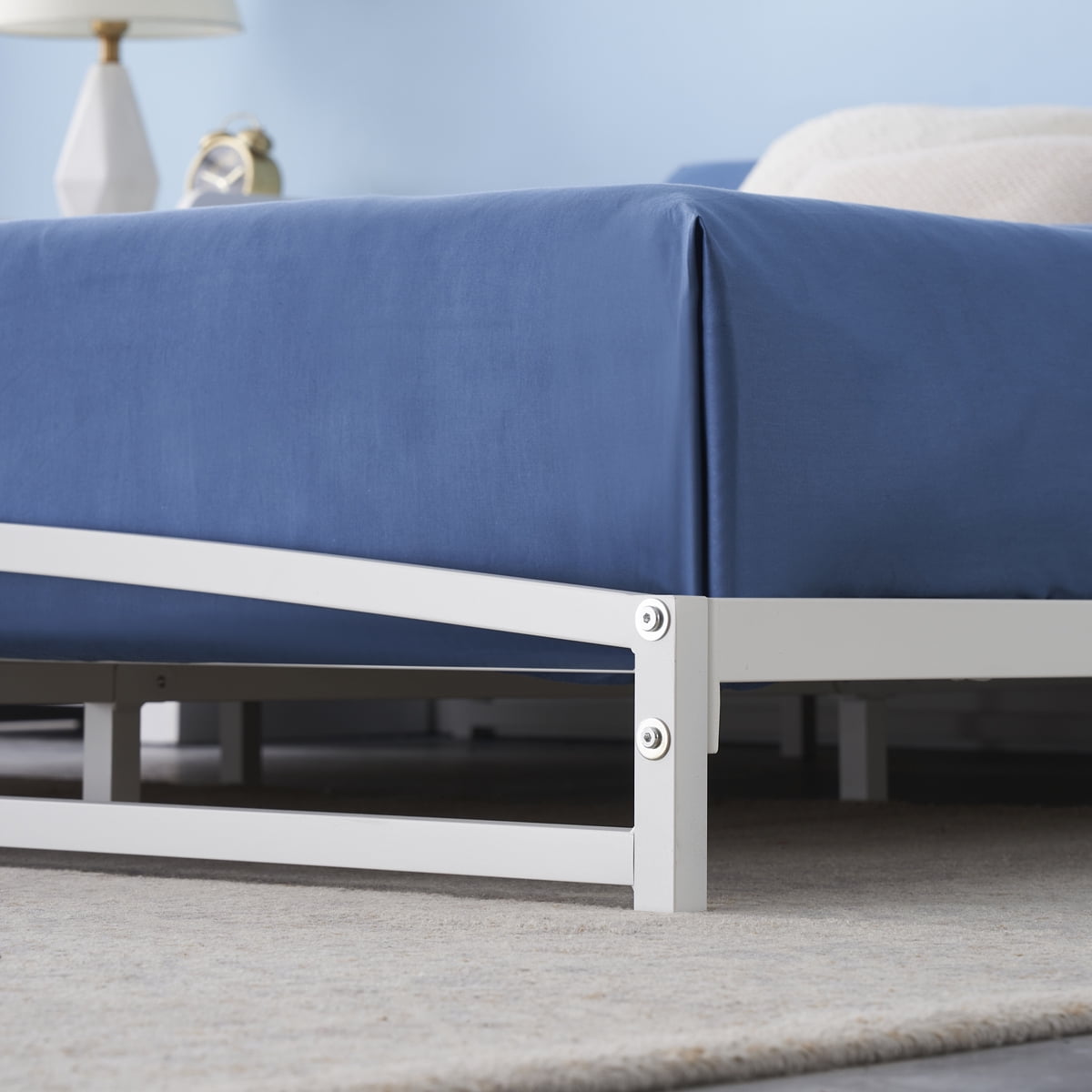 Ataucjin Low Bed Frame Full Size Heavy Duty Metal Twin Bed Frame Queen Size Platform Bed Frame King Bed Frame Mattress Foundation With Steel Slat Support No Box Spring Needed
