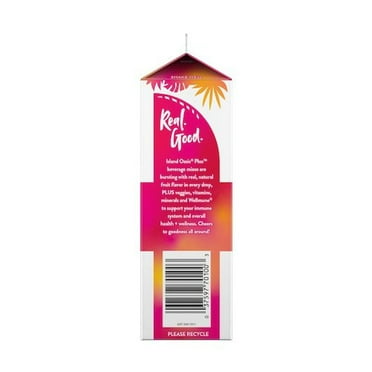 Island Oasis Strawberry and Banana Beverage Mix, 32 Fluid Ounce -- 12 per case