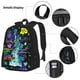 thumbnail image 3 of Easygdp New York City Mochila para Niños y Niñas con Set de Caja de Almuerzo y Estuche para Lápices 3 en 1, Mochila Escolar Estampada para Adolescentes, 3 of 7