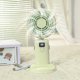thumbnail image 4 of Fiudx Ventilador de Mano, Diseño Plegable de 90 Grados, Batería Recargable Por Usb, Pantalla Digital, Uso En Interiores y Exteriores, Compañero de Viaje, Ligero y Portátil., 4 of 6