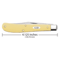 thumbnail image 3 of Case XX Slimline Trapper Clip Blade Smooth Yellow Synthetic Handle - 00031, 3 of 6