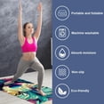 thumbnail image 2 of Wolf Yoga Blanket with Storage Bag, 72.8"x26.8", Suitable for Yoga, Pilates, Fitness, Gym Towels, Yoga Mat Towel, Yoga Towel, 2 of 6