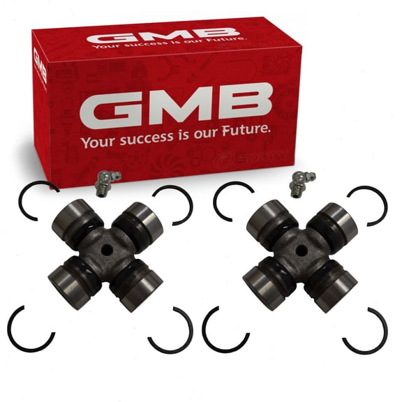 2 pc GMB Rear Shaft All Universal Joints compatible with Toyota 4Runner 1984-2018