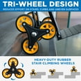 thumbnail image 3 of Mount-It! Stair Climber Hand Truck and Dolly , 264 lbs. Capacity Heavy-Duty Trolley Cart, 3 of 20