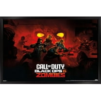 Call Of Duty: Black Ops 6 - Zombies Key Art Wall Poster, 14.725" x 22.375" Framed