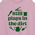 thumbnail image 3 of Instant Message - Still Plays In The Dirt - Women's Racerback Tank Top, 3 of 6