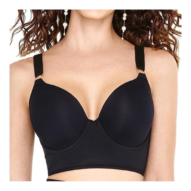 Brasier tirantes anchos Ilusión T 44B Negro