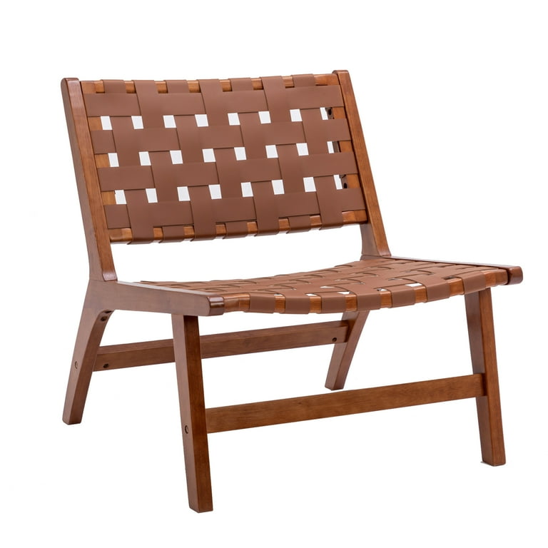 Roy leather 2025 strap chair