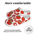 thumbnail image 6 of Xecao Hand Drawn Tomatoes Print Cotton Slippers Fuzzy Warm Cozy Slippers Non Slip House Slippers For Indoor Outdoor Cotton Slippers House Slippers-8, 6 of 7