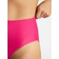 thumbnail image 5 of Time and Tru Women's and Women's Plus Size High Rise Bikini Bottoms, Sizes XS-3X, 5 of 5