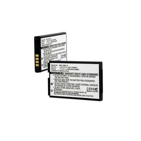 - LG B470 Cell Phone Battery (Li-Ion 3.7V 800 mAh) Rechargable Battery - Replacement For LG LGIP-531A Cellphone Battery
