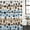 Blue, variant on Brown Beige Farmhouse Shower Curtain Set - Small 36" x 72" Washable Bathtub Curtain with 12 Hooks, Black Dog Paw Vintage Wooden Waterproof Fabric Stall Shower Curtains for Bathroom/Bathtub Décor