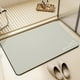 thumbnail image 1 of Alfombra para el baño de barro de diatomeas absorbente y de secado rápido, antideslizante, resistente a las manchas, duradera, tapete para la puerta de la casa, gris, 1 of 8