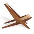 thumbnail image 6 of SAFAVIEH Couture Trisha Glam Folding Rope Accent Chair, Walnut/Natural, 6 of 13