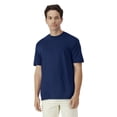 thumbnail image 3 of Gildan Light Cotton Men's Short Sleeve T-Shirt, Modern Classic Fit 9 Pack Navy Crewneck Tee Bulk, XL, 3 of 5