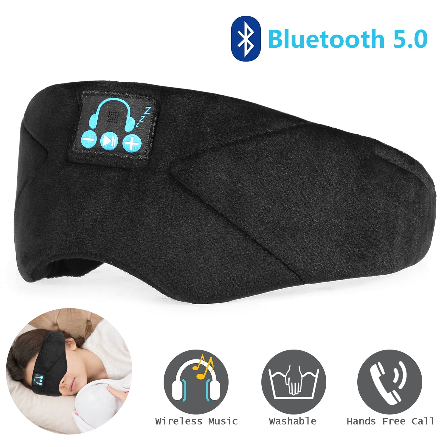 Sleep Headphones Music Sleep Headband for Travel Office Home Walmart