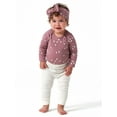 thumbnail image 3 of Modern Moments by Gerber Baby Girl Long Sleeve Onesies Bodysuit & Pant Outfit Sets, 6-Piece (Newborn - 12M), 3 of 12
